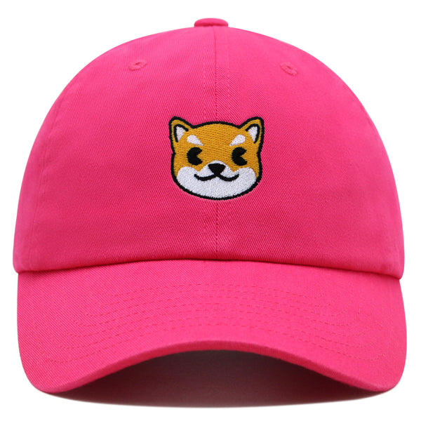 Shiba Premium Dad Hat Embroidered Baseball Cap Dog Puppy