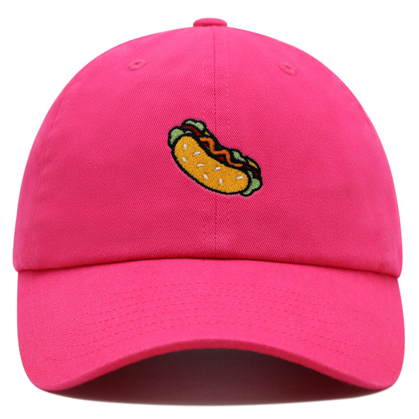 Hot Dog Premium Dad Hat Embroidered Baseball Cap Fast Food