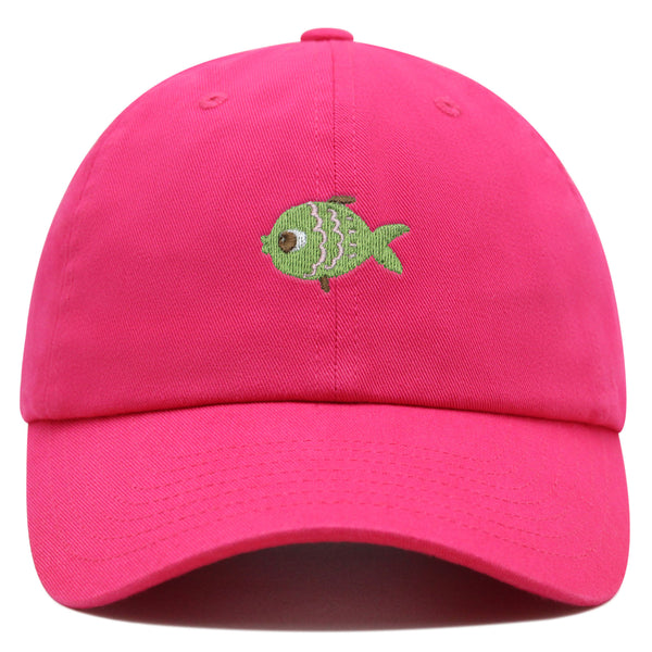 Fish Premium Dad Hat Embroidered Baseball Cap Aquarium