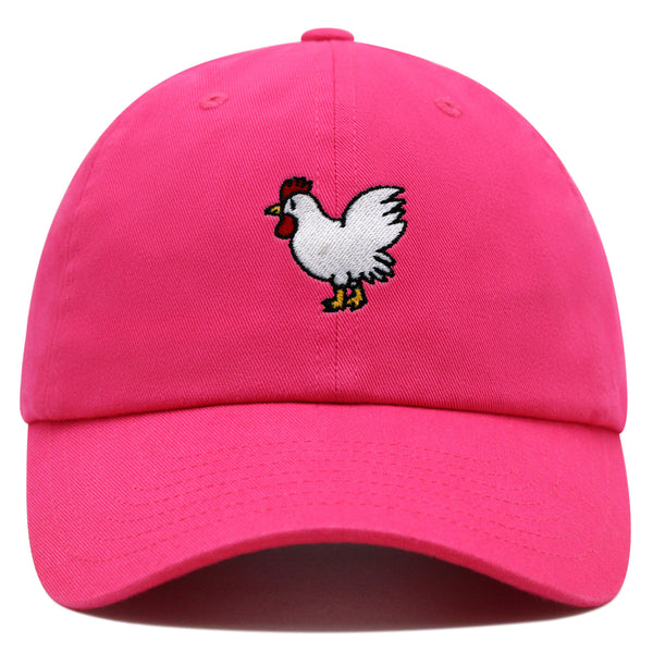 Chicken Premium Dad Hat Embroidered Baseball Cap Chick Fried