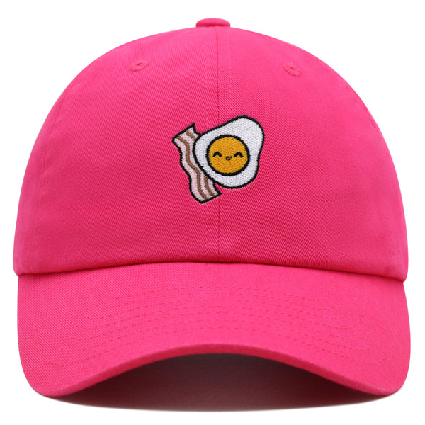 Egg and Bacon Premium Dad Hat Embroidered Baseball Cap Breakfast