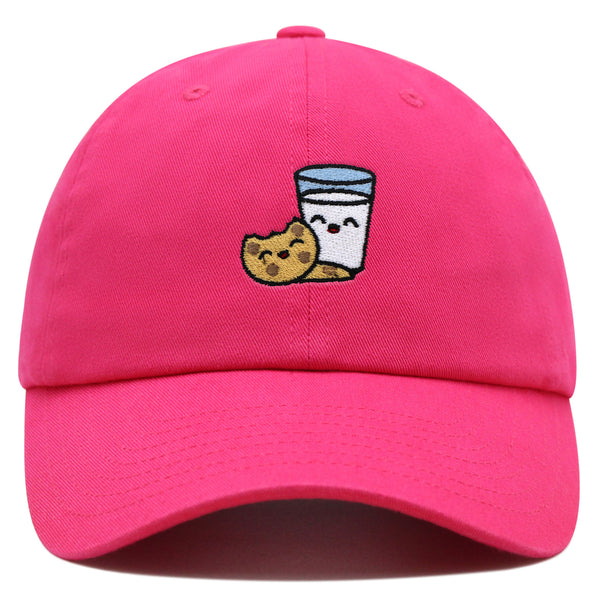 Milk and Cookie Premium Dad Hat Embroidered Baseball Cap Snack