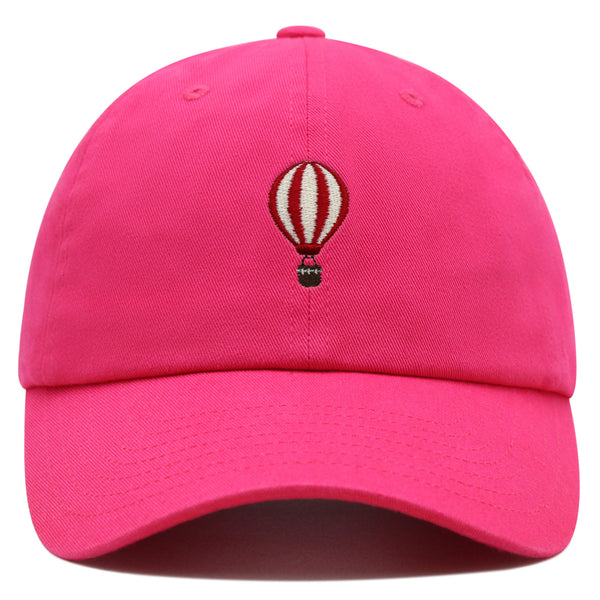 Hot Air Ballon Premium Dad Hat Embroidered Baseball Cap Travel Fly Sky