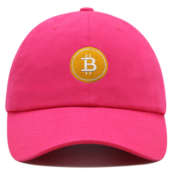 Bitcoin Premium Dad Hat Embroidered Baseball Cap Cryptocurrency Investing