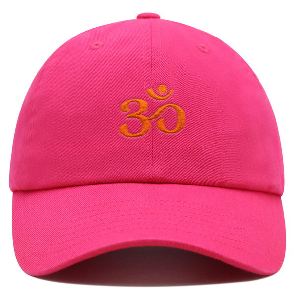 Om Symbol Premium Dad Hat Embroidered Baseball Cap Indian Buddah