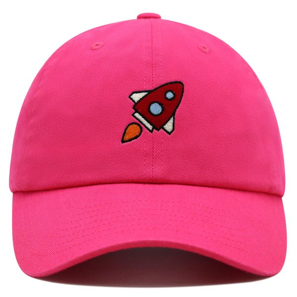 Rocket Premium Dad Hat Embroidered Baseball Cap Space Shuttle