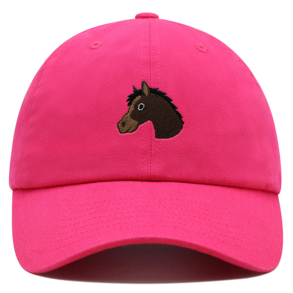 Horse Head Premium Dad Hat Embroidered Baseball Cap Cowboy Zoo