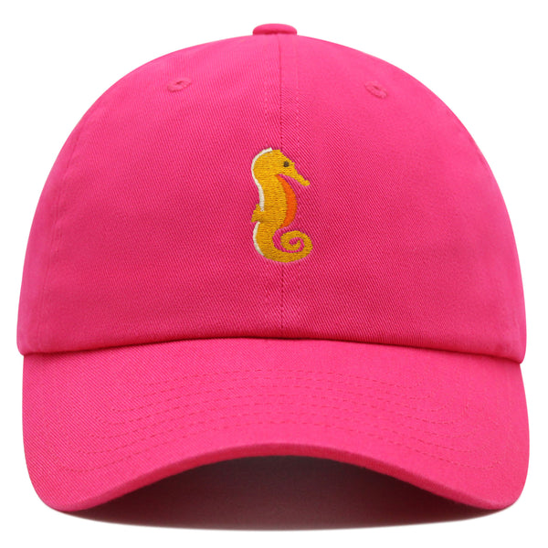 Seahorse Premium Dad Hat Embroidered Baseball Cap Ocean Sea Fish