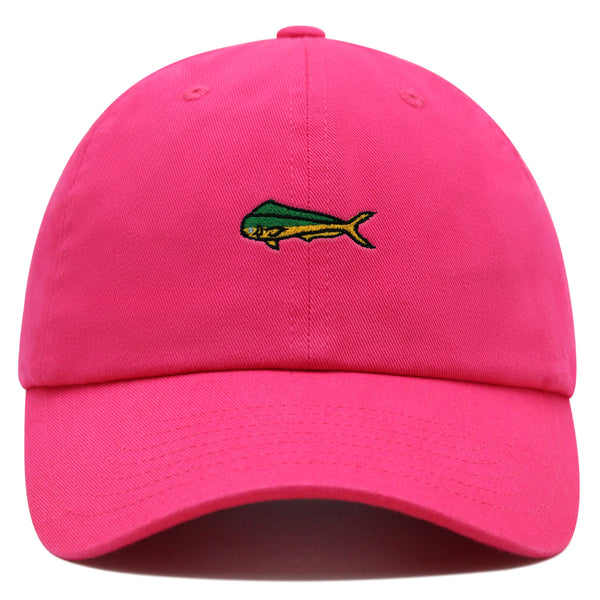 Mahi-Mahi Fish Premium Dad Hat Embroidered Baseball Cap Fishing Ocean