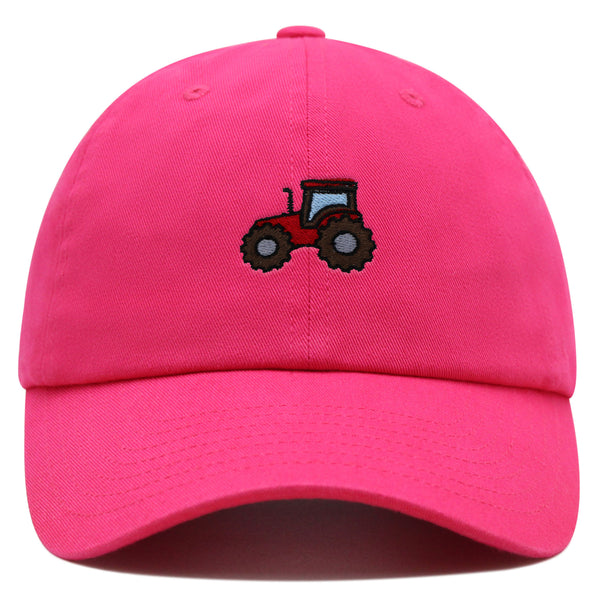 Tractor Premium Dad Hat Embroidered Baseball Cap Construction Farm