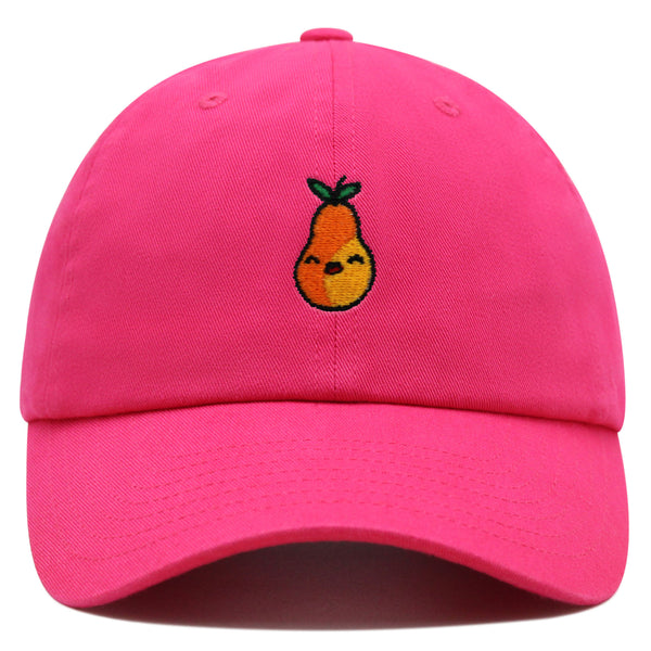 Pear Premium Dad Hat Embroidered Baseball Cap Fruit Vegan Foodie