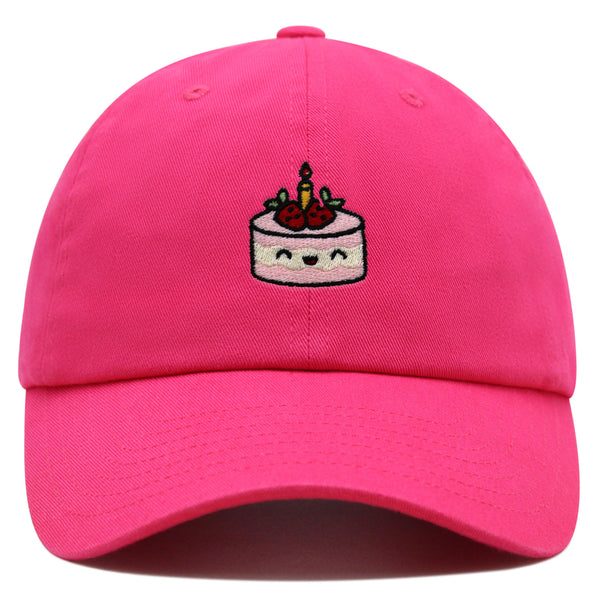 Cake Premium Dad Hat Embroidered Baseball Cap Birthday Foodie