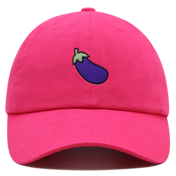 Eggplant Premium Dad Hat Embroidered Baseball Cap Foodie Vegetable