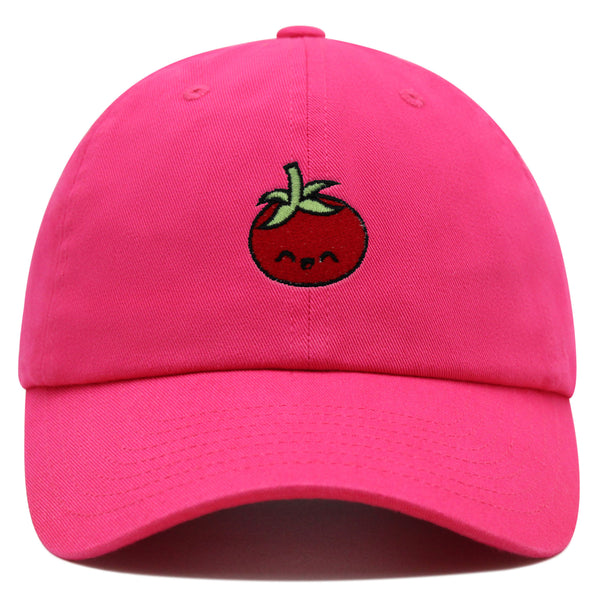 Tomato Premium Dad Hat Embroidered Baseball Cap Vegetable Vegan