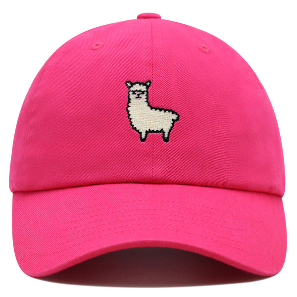 Alpaca Premium Dad Hat Embroidered Baseball Cap Peru Peruvian