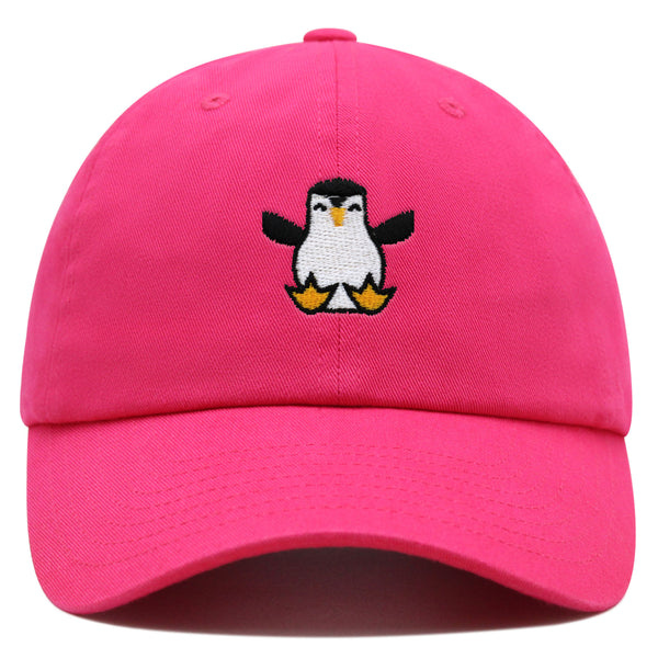 Penguin Premium Dad Hat Embroidered Baseball Cap Snow Animal