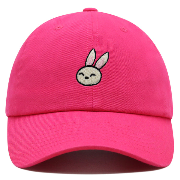 Cute Rabbit Premium Dad Hat Embroidered Baseball Cap Bunny Zoo