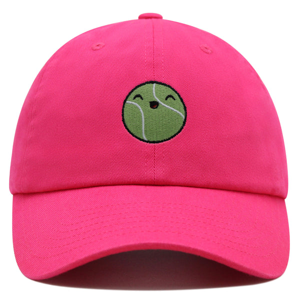 Happy Tennis ball Premium Dad Hat Embroidered Baseball Cap Sports Sharapova