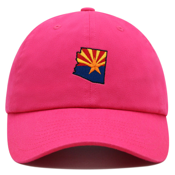 Arizona Flag Premium Dad Hat Embroidered Baseball Cap Arizona Tucson Pheonix