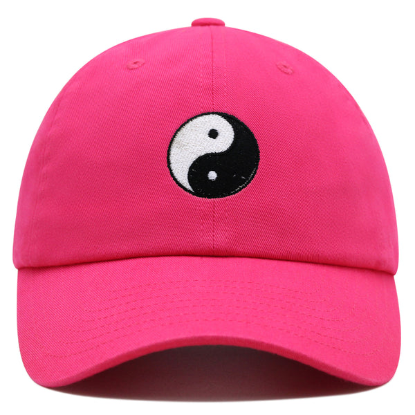 Ying Yang Premium Dad Hat Embroidered Baseball Cap Asian Meditation