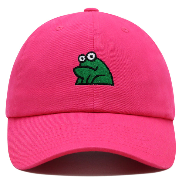 Frog Premium Dad Hat Embroidered Baseball Cap Funny