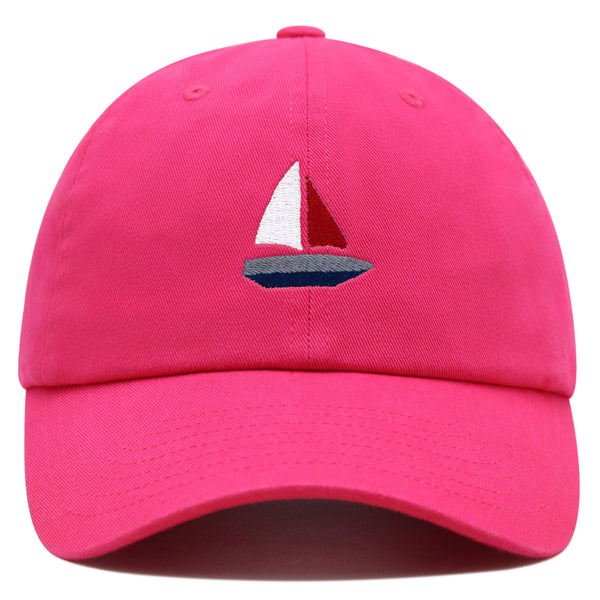 Cute Boat Premium Dad Hat Embroidered Baseball Cap Sailor Ocean