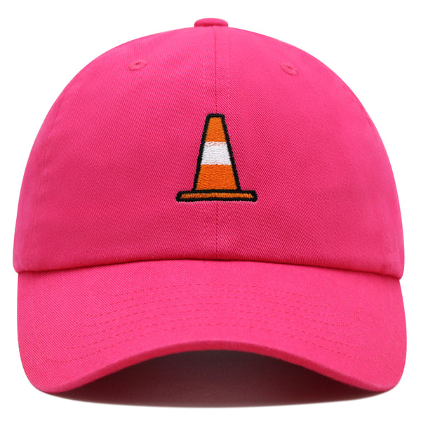 Safety Cone Premium Dad Hat Embroidered Baseball Cap Construction