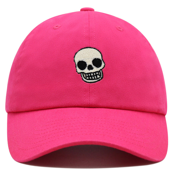 Skull Premium Dad Hat Embroidered Baseball Cap Girly Halloween