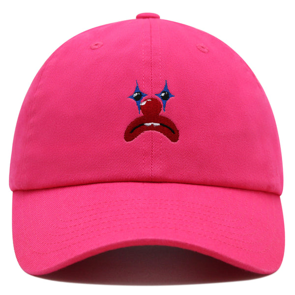 Clown Face Premium Dad Hat Embroidered Baseball Cap Circus Sad