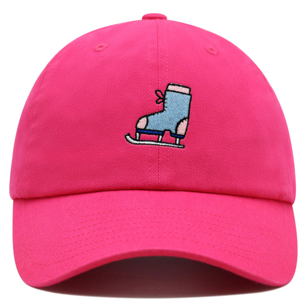 Ice Skating Premium Dad Hat Embroidered Baseball Cap Skate Winter