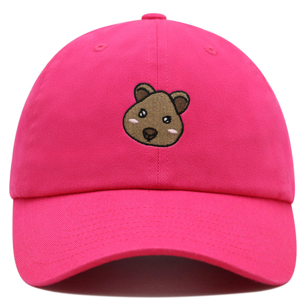 Quokka Face  Premium Dad Hat Embroidered Baseball Cap Cute Animal