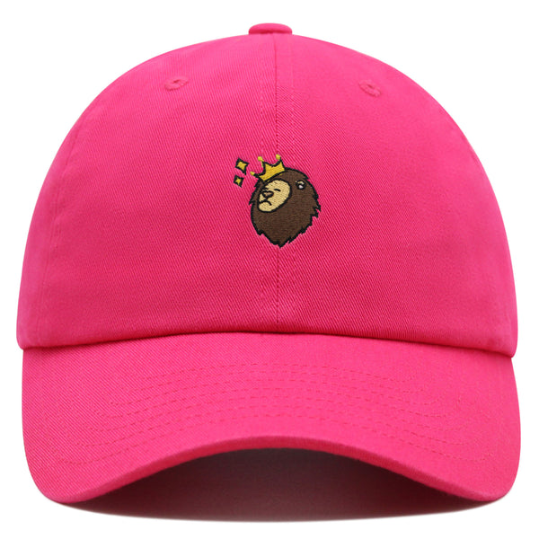 Lion Premium Dad Hat Embroidered Baseball Cap Zoo King