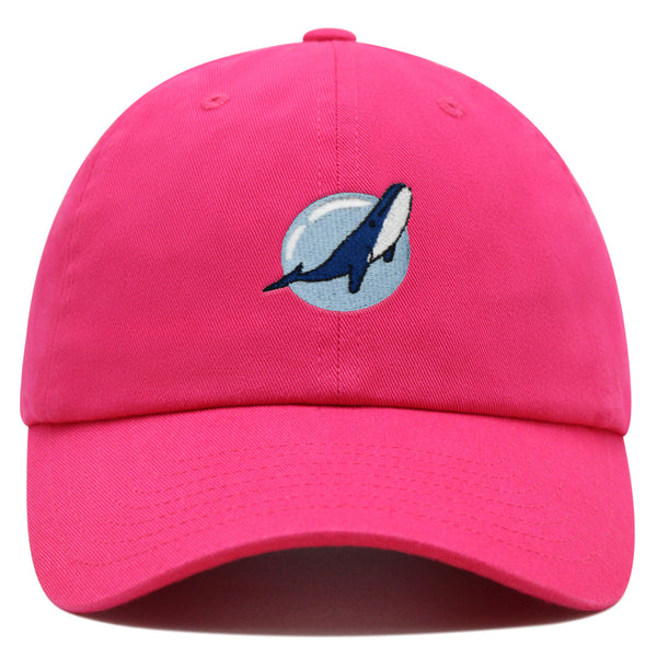 Whale Premium Dad Hat Embroidered Baseball Cap Fishing Nature