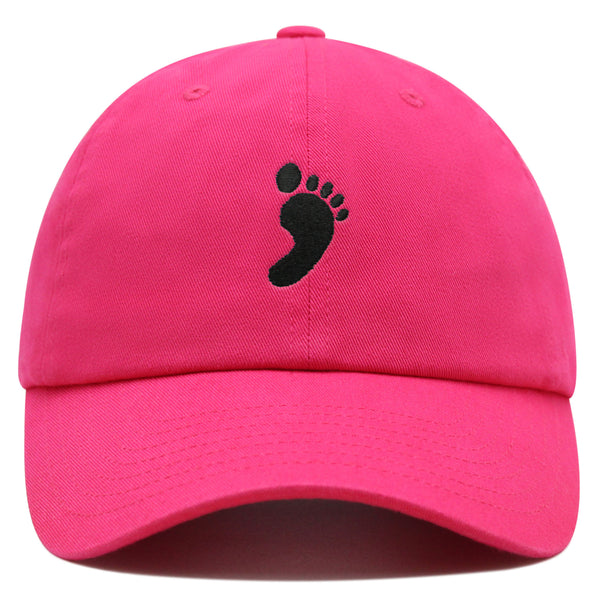 Footprint Premium Dad Hat Embroidered Baseball Cap Feet