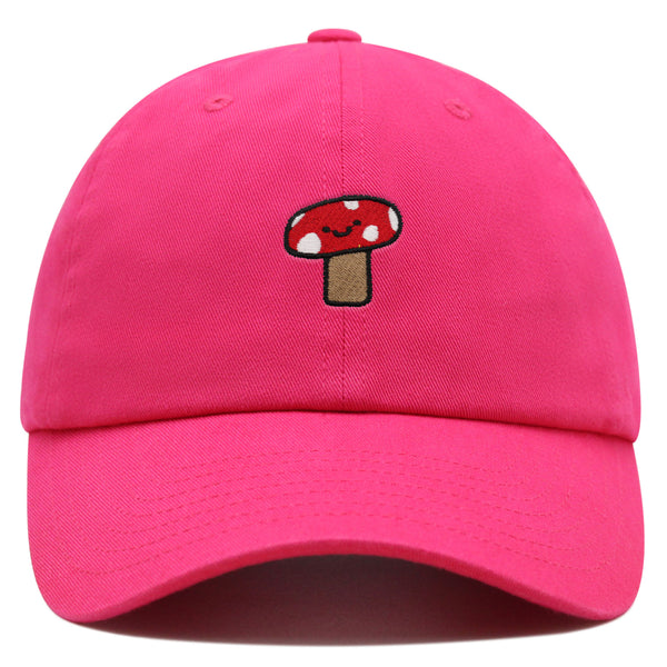 Mushroom Premium Dad Hat Embroidered Baseball Cap Cute