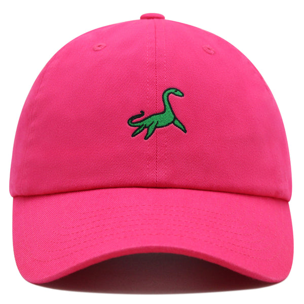 Elasmosaurus Dinosaur  Premium Dad Hat Embroidered Baseball Cap Green