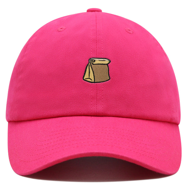 Paper Bag Premium Dad Hat Embroidered Baseball Cap Grocery