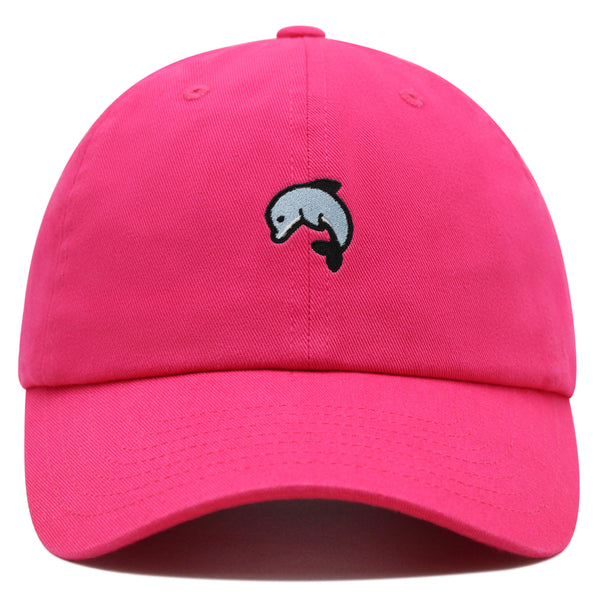 Dolphin Premium Dad Hat Embroidered Baseball Cap Ocean Cute