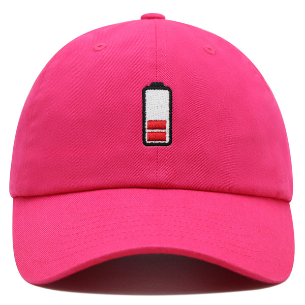 Low Battery Premium Dad Hat Embroidered Baseball Cap Phone