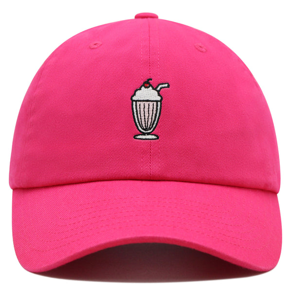 Milkshake Premium Dad Hat Embroidered Baseball Cap Foodie