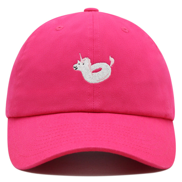 Unicorn Floaty Premium Dad Hat Embroidered Baseball Cap Swim