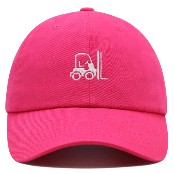 Forklift Premium Dad Hat Embroidered Baseball Cap Warehouse