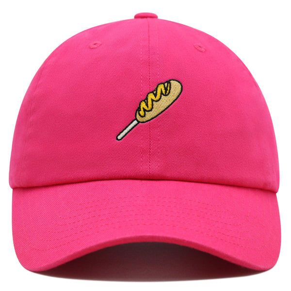 Corndog Premium Dad Hat Embroidered Baseball Cap Foodie