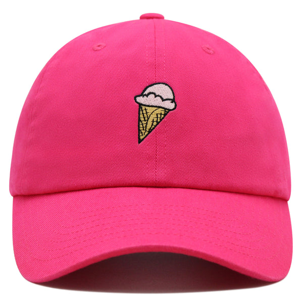 Ice Cream Premium Dad Hat Embroidered Baseball Cap Foodie