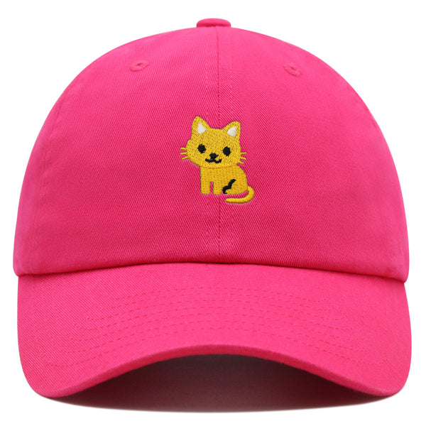 Cat Premium Dad Hat Embroidered Baseball Cap Cute