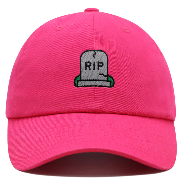 Gravestone Premium Dad Hat Embroidered Baseball Cap RIP