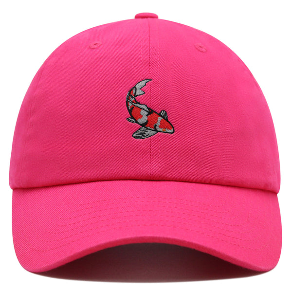 Koi Fish Premium Dad Hat Embroidered Baseball Cap Japan