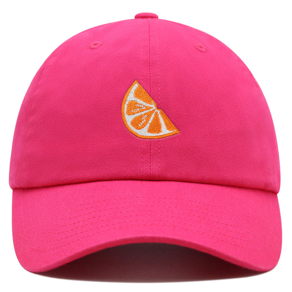 Orange Slice Premium Dad Hat Embroidered Baseball Cap Fruit