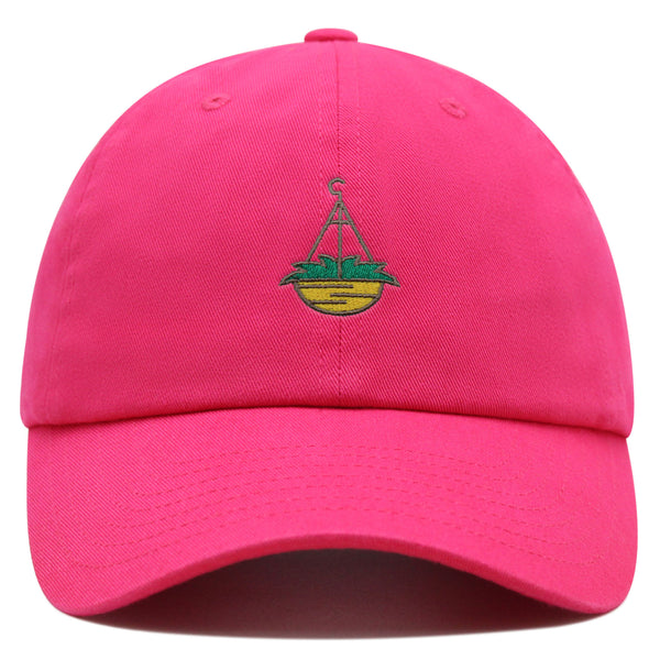 Hanging Basket Plant Premium Dad Hat Embroidered Baseball Cap Garden