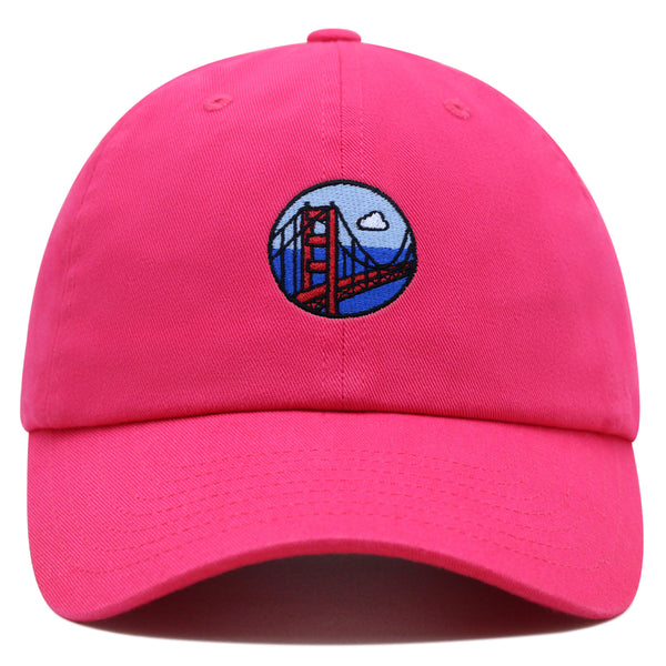 San Francisco Bridge Premium Dad Hat Embroidered Baseball Cap Travel Logo